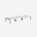 Bisley Office Desk With Goalpost Frame And 1600mm Desktop – 6 Person 
