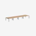 Bisley Office Desk With Goalpost Frame And 1600mm Desktop – 8 Person 