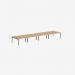 Bisley Office Desk With Goalpost Frame And 1600mm Desktop – 8 Person 