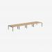 Bisley Office Desk With Goalpost Frame And 1600mm Desktop – 8 Person 