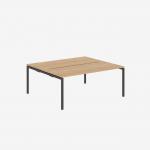 Bisley Office Desk With Goalpost Frame And 1800mm Desktop – 2 Person 