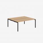 Bisley Office Desk With Goalpost Frame And 1800mm Desktop – 2 Person 