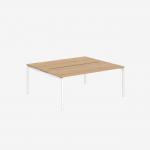 Bisley Office Desk With Goalpost Frame And 1800mm Desktop – 2 Person 