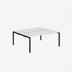 Bisley Office Desk With Goalpost Frame And 1800mm Desktop – 2 Person 