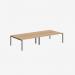 Bisley Office Desk With Goalpost Frame And 1800mm Desktop – 4 Person 