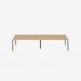 Bisley Office Desk With Goalpost Frame And 1800mm Desktop – 4 Person 