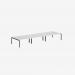 Bisley Office Desk With Goalpost Frame And 1800mm Desktop – 6 Person 