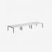 Bisley Office Desk With Goalpost Frame And 1800mm Desktop – 6 Person 