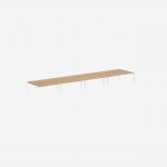 Bisley Office Desk With Goalpost Frame And 1800mm Desktop – 8 Person 