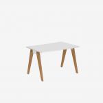 Bisley Office Desk With Timber Frame And 1200mm Desktop – Single 