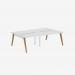 Bisley Office Desk With Timber Frame And 1200mm Desktop – 4 Person 