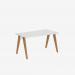 Bisley Office Desk With Timber Frame And 1400mm Desktop – Single 