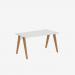 Bisley Office Desk With Timber Frame And 1400mm Desktop – Single 