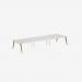 Bisley Office Desk With Timber Frame And 1600mm Desktop- 6 Person 