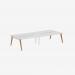 Bisley Office Desk With Timber Frame And 1800mm Desktop – 4 Person 