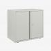 Bisley 800mm wide Essentials Office Cupboard (1 shelf) Chalk