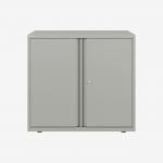 Bisley 800mm wide Essentials Office Cupboard (1 shelf) Light Grey
