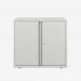 Bisley 800mm wide Essentials Office Cupboard (1 shelf) Traffic White