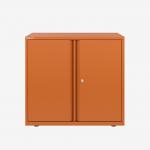 Bisley 800mm wide Essentials Office Cupboard (1 shelf) Bisley Orange