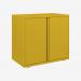 Bisley 800mm wide Essentials Office Cupboard (1 shelf) Yellow