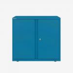 Bisley 800mm wide Essentials Office Cupboard (1 shelf) Azure