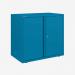 Bisley 800mm wide Essentials Office Cupboard (1 shelf) Azure