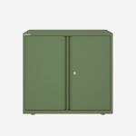 Bisley 800mm wide Essentials Office Cupboard (1 shelf) Olive Green