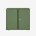 Bisley 800mm wide Essentials Office Cupboard (1 shelf) Olive Green