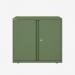 Bisley 800mm wide Essentials Office Cupboard (1 shelf) Olive Green