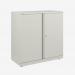 Bisley 800mm wide Essentials Office Cupboard (1 shelf) Chalk