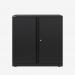Bisley 800mm wide Essentials Office Cupboard (1 shelf) Black