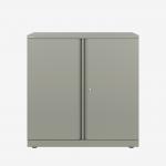 Bisley 800mm wide Essentials Office Cupboard (1 shelf) Goose Grey