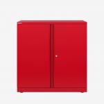Bisley 800mm wide Essentials Office Cupboard (1 shelf) Cardinal Red