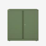 Bisley 800mm wide Essentials Office Cupboard (1 shelf) Olive Green