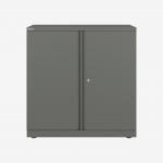 Bisley 800mm wide Essentials Office Cupboard (1 shelf) Slate
