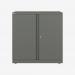 Bisley 800mm wide Essentials Office Cupboard (1 shelf) Slate