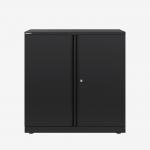 Bisley 800mm wide Essentials Office Cupboard (1 shelf) Black