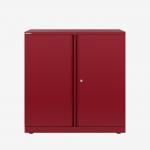 Bisley 800mm wide Essentials Office Cupboard (1 shelf) Cardinal Red