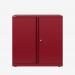 Bisley 800mm wide Essentials Office Cupboard (1 shelf) Cardinal Red