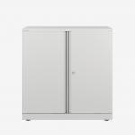 Bisley 800mm wide Essentials Office Cupboard (1 shelf) Traffic White