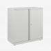 Bisley 800mm wide Essentials Office Cupboard (1 shelf) Traffic White