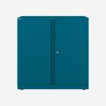 Bisley 800mm wide Essentials Office Cupboard (1 shelf) Azure