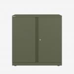 Bisley 800mm wide Essentials Office Cupboard (1 shelf) Olive Green