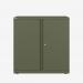 Bisley 800mm wide Essentials Office Cupboard (1 shelf) Olive Green