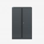Bisley 800mm wide Essentials Office Cupboard (2 shelves) Anthracite Grey