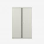 Bisley 800mm wide Essentials Office Cupboard (2 shelves) Chalk
