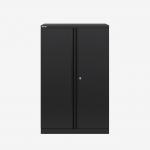 Bisley 800mm wide Essentials Office Cupboard (2 shelves) Black
