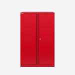 Bisley 800mm wide Essentials Office Cupboard (2 shelves) Cardinal Red