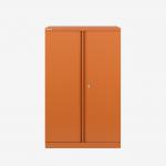Bisley 800mm wide Essentials Office Cupboard (2 shelves) Bisley Orange