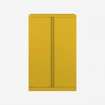 Bisley 800mm wide Essentials Office Cupboard (2 shelves) Yellow